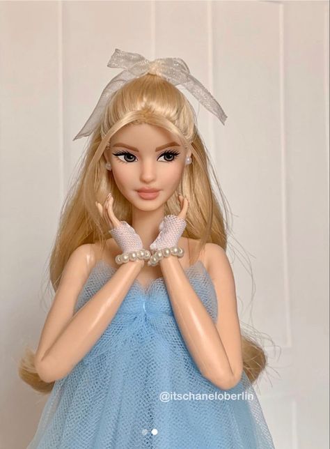 Barbie Doll Hairstyles, Making Wigs, Angora Goat, Barbies Pics, Barbie Doll Set, Custom Barbie, Barbie Fashionista Dolls, Barbie Family, Barbie Dress Fashion