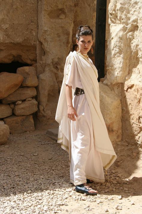 Classical Grecian 22 by chirinstock Ancient Greece Clothing, Greek Outfit, Ancient Greek Clothing, Holiday In Greece, Greek Dress, Greek Costume, Greece Fashion, Greek Clothing, Greek Fashion