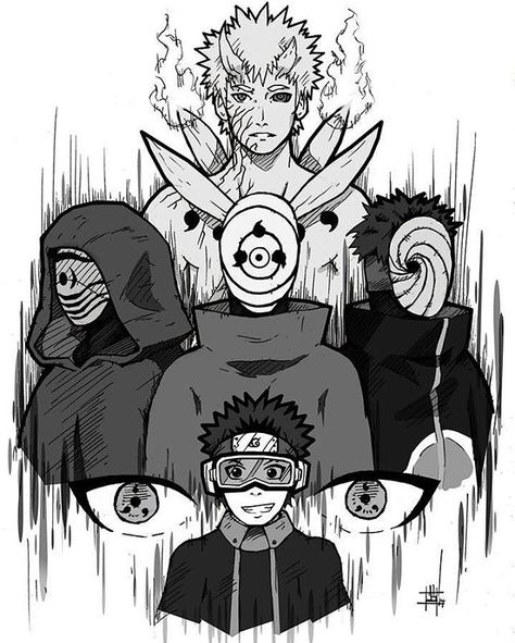 Obito Uchiha Sketches Naruto, Obito Naruto, Orochimaru Wallpapers, Naruto Episodes, Tobi Obito, Naruto Sketch Drawing, Naruto Tattoo, Obito Uchiha, Naruto Sketch