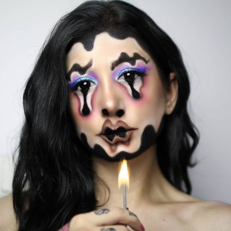 Face Melting Makeup, Melted Face Makeup, Venetia Kamara, Melting Makeup, Melted Makeup, Makeup Transformation, Foundation Concealer, Pinterest Girls, Artistry Makeup