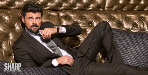 Let Karl Urban Show You How to Dress for Success this Fall - Sharp Magazine A Man In A Suit, Man In A Suit, Karl Urban, Calvin Klein Collection, Dress For Success, Star Trek, Actors & Actresses, A Man, Marvel