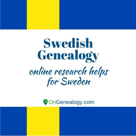 Swedish Genealogy, Free Genealogy Sites, History Research, Genealogy Resources, Genealogy Free, Family Roots, Family Genealogy, Family History, Genealogy