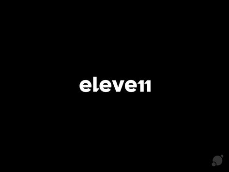 eleve11 by Slava Antipov Rock Collection Display, Clever Logo, Logo Number, Initials Logo, Logo Restaurant, Typography Logo, Monogram Logo, Funny Art, Displaying Collections