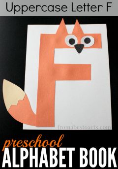 Preschool Alphabet Book, Letter F Craft, Fox Craft, Preschool Letter Crafts, Alphabet Crafts Preschool, Abc Crafts, The Letter F, Alphabet Letter Crafts, Craft For Preschoolers