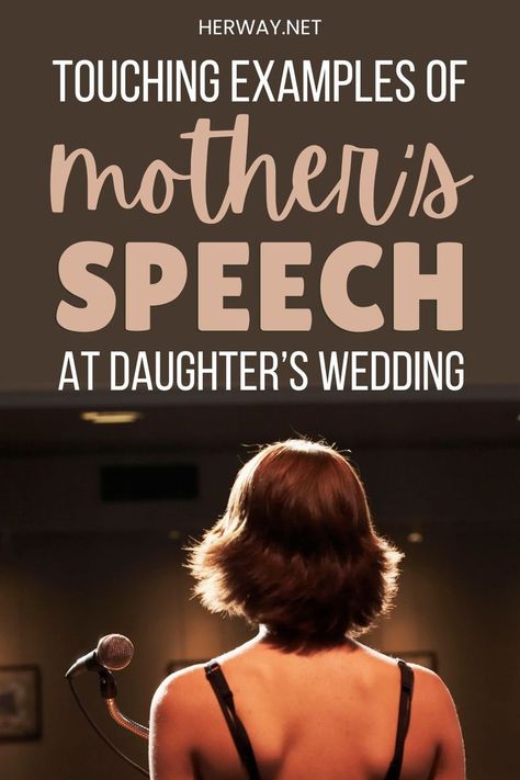 Your daughter’s big day is coming and you still didn’t write your wedding toast? Check out these examples of a mother’s speech at daughter’s wedding. Bride Speech Examples, Wedding Toast Speech, Bride Wedding Speech, Wedding Speech Examples, Toast Speech, Wedding Wishes Messages, Mother Daughter Wedding, Wedding Emergency Kit, Bride Speech