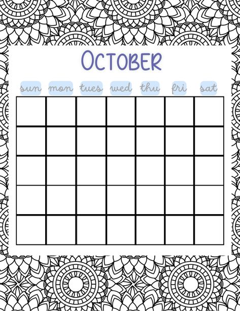 october coloring calendar free printable pdf calendar Printable Coloring Calendar 2024, Free Printable Calendar 2024, Disc Planner, Disney Calendar, Calendar Free Printable, Pdf Calendar, Daily Planner Printables Free, Planner Diy, Blank Calendar Template