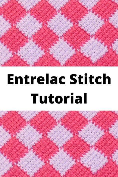 How to Crochet Entrelac Stitch Tutorial #crochet #crochetstitch #crochetentrelac #crochetpattern #crochetpatterns Enterlac Crochet, Crochet Entrelac, Entrelac Crochet, Crochet Blanket Video, Crochet Unicorn Blanket, Tunisian Crochet Free, Knitting Squares, Crochet Potholder Patterns, Plaid Crochet