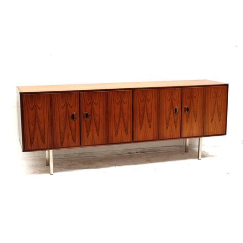 Vintage rosewood sideboard made in the 60s Vans Vintage, Table For 12, Vintage Sideboard, Mid Century Vintage, The 60s, Wall Unit, Design Store, Vintage Design, Sideboard