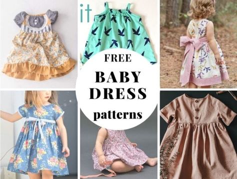 15+ Free Baby Dress Patterns Anyone Can Make Free Baby Clothes Patterns Sewing Dresses, Infant Dress Pattern Free Newborns, Infant Dresses Summer, Free Baby Dress Patterns 3-6 Month, Baby Dress Sewing Patterns Free, Baby Dress Free Pattern Sewing, Newborn Clothes Patterns Free, Newborn Dress Pattern Free Sewing, Free Newborn Dress Pattern