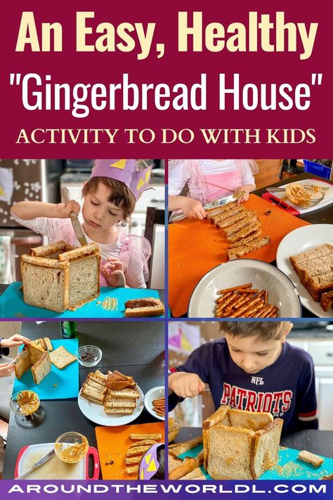 Want to keep the holiday tradition of building gingerbread houses, but don't want all that sugar or baking time? See this easy, healthy STEM activity for kids! #kids #gingerbread #activities #parenting #crafts Healthy Gingerbread House, Building Gingerbread Houses, Gingerbread House Building, Easy Gingerbread House, Stem Activity For Kids, Icing Tools, Gingerbread Activities, Easy Gingerbread, Gingerbread Village