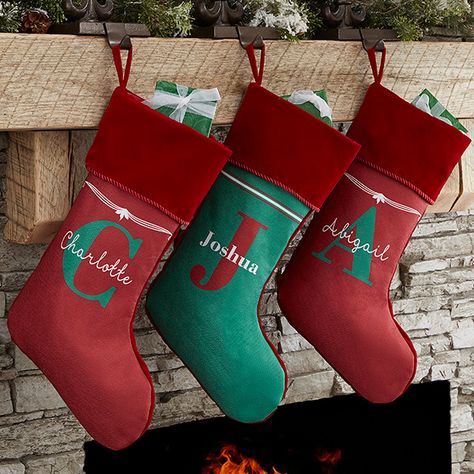 17440 - My Name Personalized Christmas Stocking Manifest Overnight, Stockings Diy, Burgundy Christmas, Monogram Christmas Stocking, Stockings With Names, Personalized Christmas Stocking, Dog Christmas Stocking, Cricut Supplies, Stocking Designs