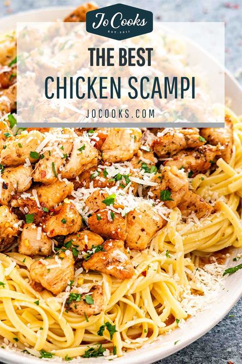 Chicken Scampi Pasta Recipes, Best Chicken Scampi Recipe, Easy Chicken Scampi Recipe Without Wine, Pasta And Chicken Breast Recipes, Chicken Scampi Sauce Recipe, Simple Chicken Breast Recipes Skillet, Chicken Scampi Recipe Without Wine, Chicken Breast Pieces Recipes, Healthy Chicken Scampi Recipe