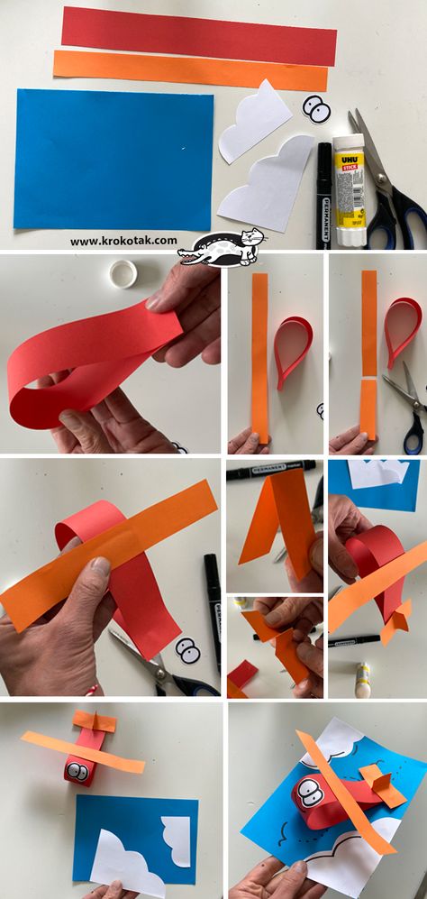 Airplane Art And Craft, Prek Airplane Craft, Paper Airplanes For Preschoolers, Airplanes For Preschool, Plane Preschool Craft, Emma Janes Aeroplane Activities, Plane Activity For Preschool, Jet Activities For Preschool, Transportation Theme Preschool Art Craft Ideas