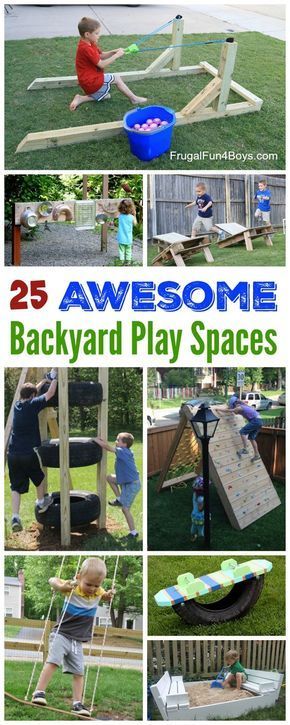 The Best Backyard DIY Projects for Your Outdoor Play Space - Build outdoor toys, climbing structures, sand and water play, and more! Diy Outdoor Toys, Backyard Play Spaces, Outdoor Play Space, Outdoor Play Spaces, Outdoor Play Area, Kids Outdoor Play, Pool Noodle, Backyard Diy, Ideas Backyard