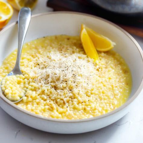 Lemon Parmesan Pastina - Food My Muse Pastina Recipes, Go To Meals, My Muse, Balanced Lifestyle, One Pan, Food Cooking, My Passion, Parmesan, Muse