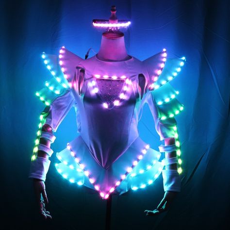 Ropa luminosa para novia, disfraz de Ballet, tutú LED, faldas de baile, fiesta de boda, novedad _ - AliExpress Mobile Dresses For Dancing, Led Tutu, Neon Bodysuit, Led Costume, Led Clothing, Dance Tutus, Tutu Ballet, Led Dance