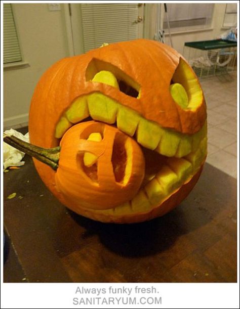 15 Pumpkin Carving Ideas That You'll Want To Try - Just Short of Crazy Easy Pumpkin Carving Patterns, Pumpkin Painting Ideas Easy, Pumpkin Carving Patterns Free, No Carve Pumpkin Decorating, Creative Pumpkin Carving, Amazing Pumpkin Carving, Easy Pumpkin Carving, Painting Ideas Easy, Halloween Pumpkin Designs