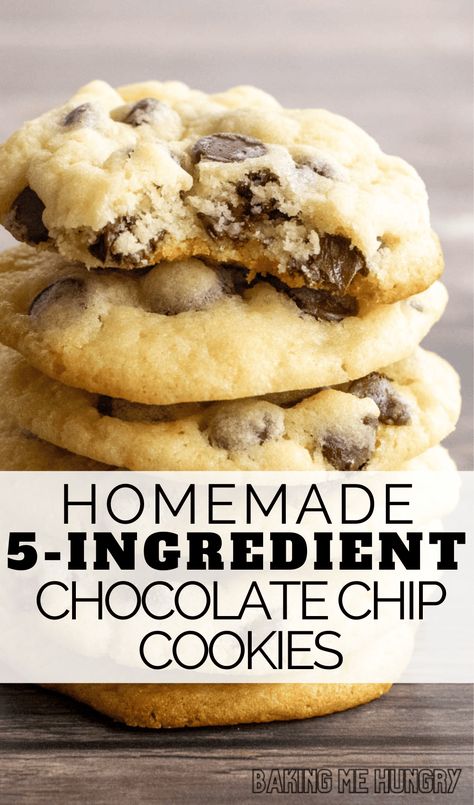 5 Ingredient Chocolate Chip Cookies without Brown Sugar Easy Chocolate Chip Cookies 3 Ingredients Simple, Chocolate Chip Cookies Without Brown Sugar, Chocolate Chip Cookies No Brown Sugar, Easy Chocolate Chip Cookies 3 Ingredients, Easy 3 Ingredient Cookies, Chocolate Chip Cookies From Scratch, Simple Chocolate Chip Cookies, Cookies Without Brown Sugar, Cheesecake Swirl Brownies