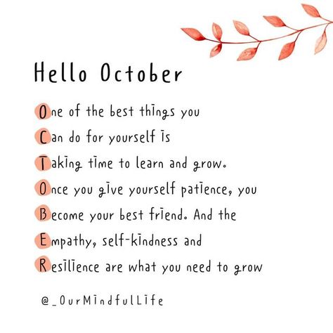 First Day Of October, Stone Quotes, October Quotes, Our Mindful Life, Big Emotions, Monthly Quotes, Bullet Journal Cover Ideas, Hello October, Supportive Friends