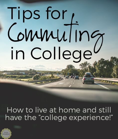 Tips for Commuter Students in College: How to live at home and still make the most of your college experience! Get rid of your fear of missing out, save money, and have fun doing it! #College #university #commuting Commuting To College, College Commuter, Fear Of Missing Out, Student Affairs, Types Of Education, College Success, College Survival, College Advice, College Stuff