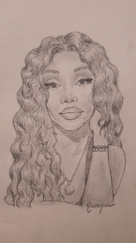 Sza Drawing Sketch Easy, Famous People Drawings, Black People Drawings Sketch, Celebrity Reference, Drawing Celebrities, Good Drawings, Celebrity Drawing, Easy Graffiti Drawings, Piskel Art