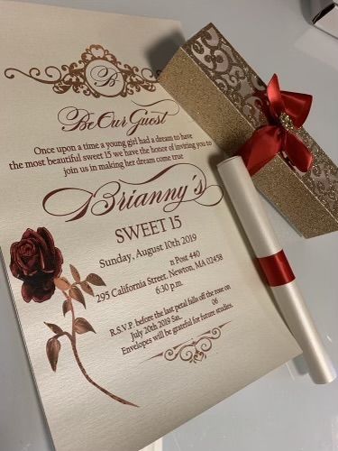 Red Invitations Quinceanera Simple, Invitation Ideas Quinceanera, Quince Card Invitations, Gold And Red Invitations, Red And White Quinceanera Invitations, Quince Cards Ideas, Burgundy 15 Invitations, Red And White Quince Invitations, Invitation Quinceanera Ideas