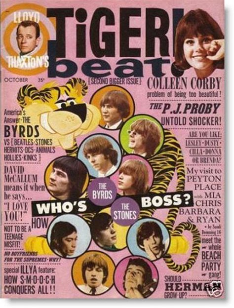 Tiger Beat Magazine, Colleen Corby, Tiger Beat, Teen Magazine, Books For Teens, Vintage Magazines, Vintage Magazine, Yearbook, Rolling Stones