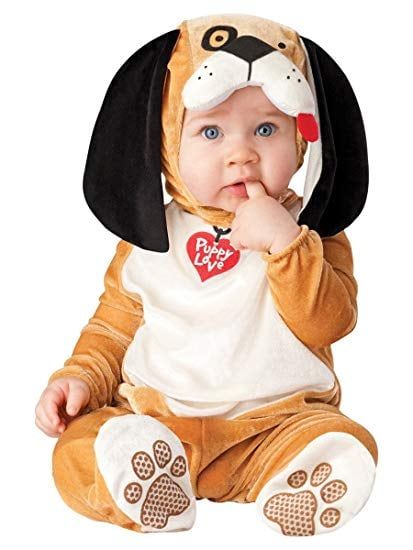 Baby Dog Costume Baby Puppy Costume, Puppy Costume For Kids, Boss Baby Costume, Baby Dog Costume, Baby Animal Costumes, Love Costume, Unicorn Halloween Costume, First Halloween Costumes