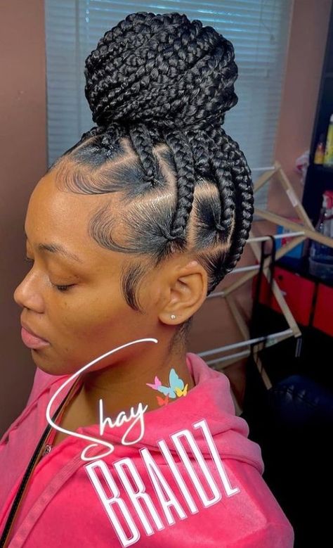 Knots Braids, 8 Braids, Vacation Braids, Faux Dreads, Updo Braids, Short Weave, Big Box Braids Hairstyles, Protective Hairstyles For Natural Hair, Feed In Braids Hairstyles