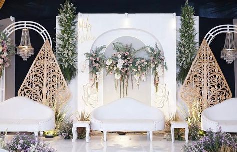 Dekor Wedding Minimalis, Pelaminan Jawa Modern, Dekor Pelaminan Modern, Javanese Wedding Decoration, Pelaminan Jawa, Wedding Ballroom Decor, Dekor Pelaminan, Wedding Jawa, Pelaminan Modern