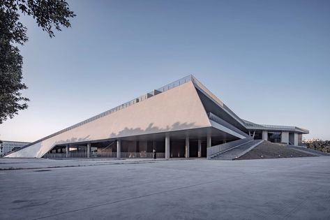 Gymnasium Architecture, Sports Facility Architecture, Sun Yat Sen, Campus Activities, Functional Planning, Space Activities, Zhuhai, Sports Arena, Building Plan