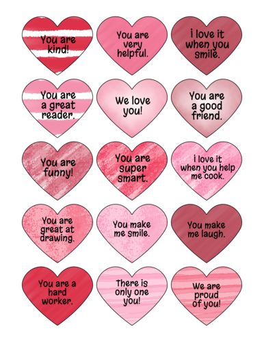 Spread the Love With Daily Compliment Removable Heart Labels Gifts To Best Friend, Valentine Notes For Friends, Valentines Gift Ideas For Friends Diy, Cute Compliments For Friends, Compliments For Bf, Compliments To Give Your Boyfriend, Birthday Compliments, Cute Notes For Best Friends, Diy For Best Friend