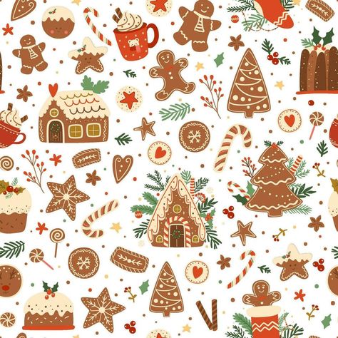 Winter Holiday Desserts, Cookies Candy Cane, Ceramic Underglaze, Homemade Baby Toys, Wrapping Paper Wallpaper, Underglaze Transfer, Christmas Wallpaper Iphone Cute, Holiday Iphone Wallpaper, Tree Cookies