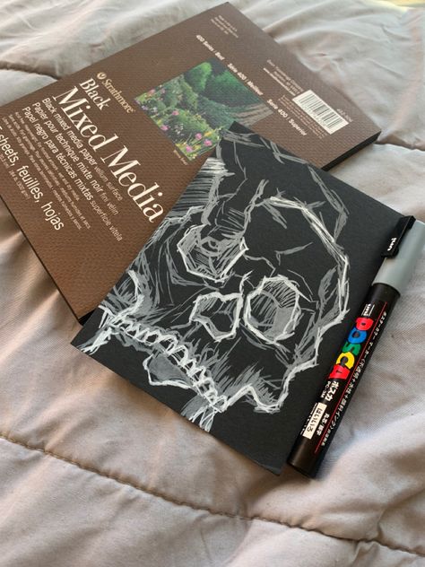 September Art, New Sketchbook, Skull Sketch, Scrapbook Cover, Diary Covers, Sketchbook Cover, Art Journal Cover, Sketchbook Pages, Custom Book