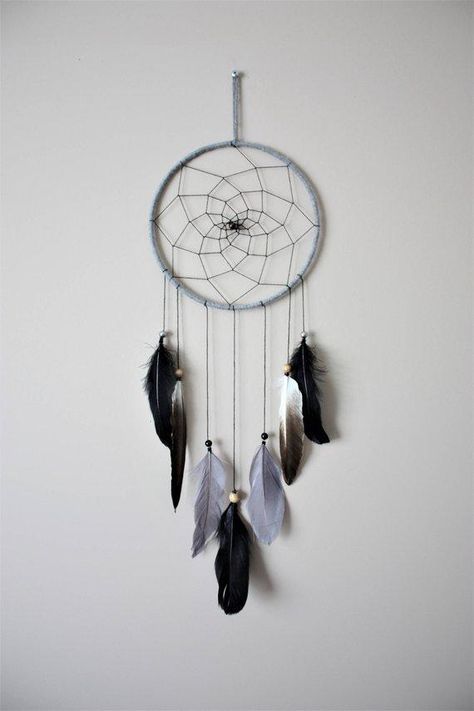 Small Gray Cream Dream Catcher-Neutral Nursery Dream | Etsy Diy Dream Catcher, Making Dream Catchers, Woodland Nursery Girl, Woodland Nursery Boy, Beautiful Dream Catchers, Dream Catcher Decor, Black Dream Catcher, Dream Catcher Wall, Small Dream Catcher