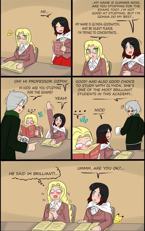 Ozpin, how old are you?!?! I mean, you may be a timelord or something but still! Tracer Comic, Glynda Goodwitch, Rwby Jaune, Rwby Funny, Rwby Memes, Rwby Ships, Overwatch Tracer, Rwby Comic, Team Rwby