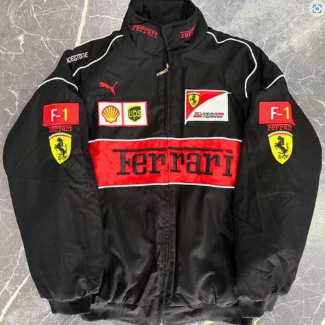 Check My Closet For More Sizes And More Designs Brand New With Tags Unisex Jackets Retro Jackets For Ferrari F1 Y2k Racing For Men And Women, Sizes Available: S, M, L, Xl, 2xl Also Available: Ferrari Jackets Bmw Jackets Mercedes Jackets Lexus Jackets Racing Vintage Jackets Lambo Jackets Sports Jackets Carting Jackets Y2k Jackets Vintage Cloth Vintage Market Bmw Jacket, F1 Jacket, Jackets Y2k, Retro Jackets, Vintage Racing Jacket, Ferrari Jacket, Nascar Jacket, Jackets Vintage, Closet Colors