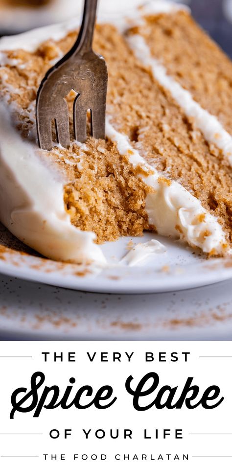 Spices Cake Recipes, Fall Spice Cake Recipe, Spice Cake Homemade, How To Make Spice Cake From White Cake, Spice Cake Christmas, Best Frosting For Spice Cake, Spice Cakes Homemade, Recipe For Spice Cake, How To Make Spice Cake From Yellow Cake