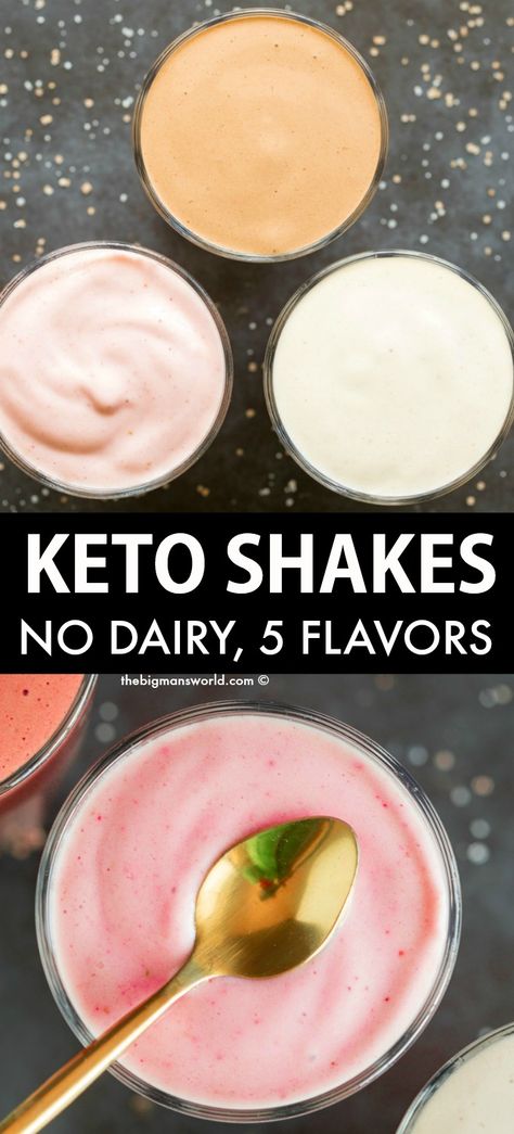 Cheese Varieties, Keto Milkshake, Keto Protein Shakes, Low Carb Shakes, Low Carb Protein Shakes, Dairy Free Protein, Dairy Free Low Carb, Keto Shakes, Keto Smoothie Recipes