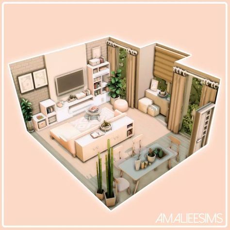 Rooms Game Ideas, Sims 4 Houses Living Room, Sims 4 Lounge Ideas, Sims 4 Living Room Ideas Modern, Sims4 Living Room Ideas No Cc, Sims Freeplay Living Room Ideas, Sims 4 Houses Decoration, Sims Living Room Ideas Base Game, Sims4 Interior Design