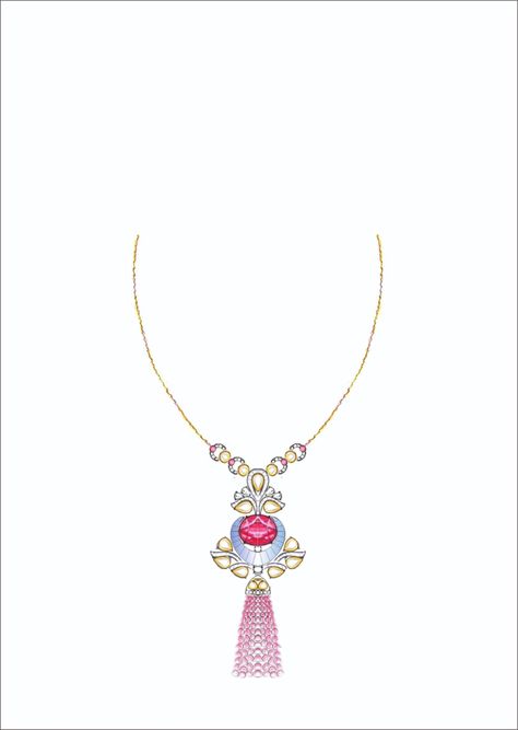 polki tessels pendant Fusion Jewellery, Polki Pendant, Delicate Jewellery, Extra Work, Art Jewelry Design, Jewelry Design Drawing, Polki Necklace, Polki Jewellery, Gold Necklace Designs