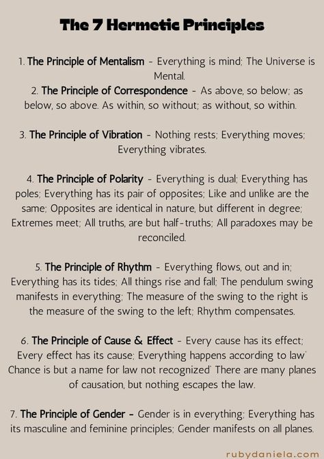 Laws Of Universe, 7 Hermetic Principles, Tarot Meanings Cheat Sheets, Hermetic Principles, Spiritual Awakening Higher Consciousness, Quantum Consciousness, Laws Of The Universe, Zen Mind, Metaphysical Spirituality