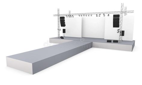 Catwalk. Empty fashion show stage with runway. 3D rendered image #Sponsored , #Affiliate, #ad, #fashion, #Catwalk, #rendered, #show Catwalk Design Stage, Runway Design Stage, Runway Stage Design, Fashion Runway Stage, Fashion Show Runway Stage, Fashion Show Set Design, Fashion Show Stage Design, Runway Stage, Catwalk Design