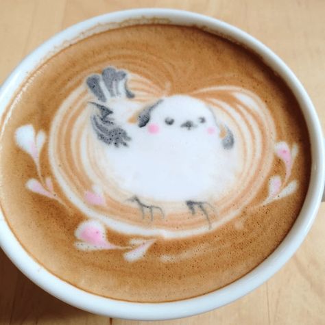 Pastel Cupcakes, Coffee Latte Art, Cute Baking, Cafe Art, Kawaii Food, Cute Desserts, Coffee Latte, Latte Art, Cute Birds