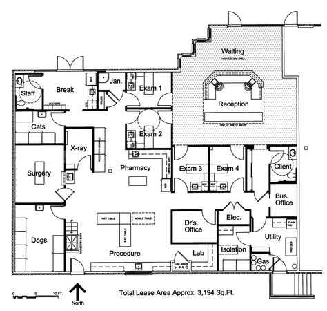 Veterinary Floor Plans, Vet Clinic Blueprints, Veterinary Clinic Floor Plans, Vet Clinic Floor Plans, Veterinary Clinic Ideas Design, Vet Clinic Ideas Design, Pet Clinic Design Floor Plans, Veterinary Clinic Ideas, Vet Clinic Ideas