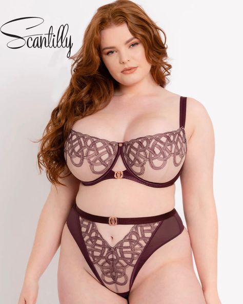 We love the style of the Tantric, but missed with this stunning design from @dearscantilly, we know you will love the Tantric Lovers Knot! Order yours today! Lovers Knot, Curvy Kate, Balcony Bra, Rose Gold Hardware, Polyester Satin, Plus Size Lingerie, Love Affair, Beautiful Embroidery, High Leg