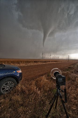 Cone Tornado - Harper County, Kansas Ef5 Tornado, Landscape Texture, Tornado Pictures, Weather Storm, Stormy Skies, Storm Chasing, Wild Weather, Lightning Storm, Weather Photos