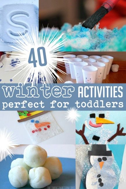 40 winter activities that are perfect for toddlers to actually do (and cute crafts for them to make too!) Winter Infant Activities, Winter Activities For Toddlers, Snowmen Activities, Fun List, Winter Activities For Kids, Winter Craft, Winter Preschool, Au Pair, Toddler Winter