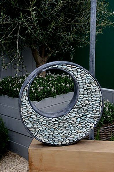 Gabion Baskets, Gabion Wall, Rock Sculpture, Garden Sculptures, Have Inspiration, Garden Art Sculptures, Outdoor Art, Garden Crafts, Garden Ornaments