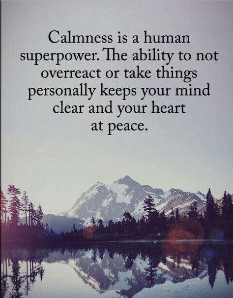 CALMNESS is a human superpower. The ability to not overreact or take things personally keeps your mind clear and your heart at peace. Encouraging Sayings, How To Believe, Inspirerende Ord, Frosé, Inspirational Thoughts, Quotable Quotes, A Quote, Wise Quotes, Meaningful Quotes